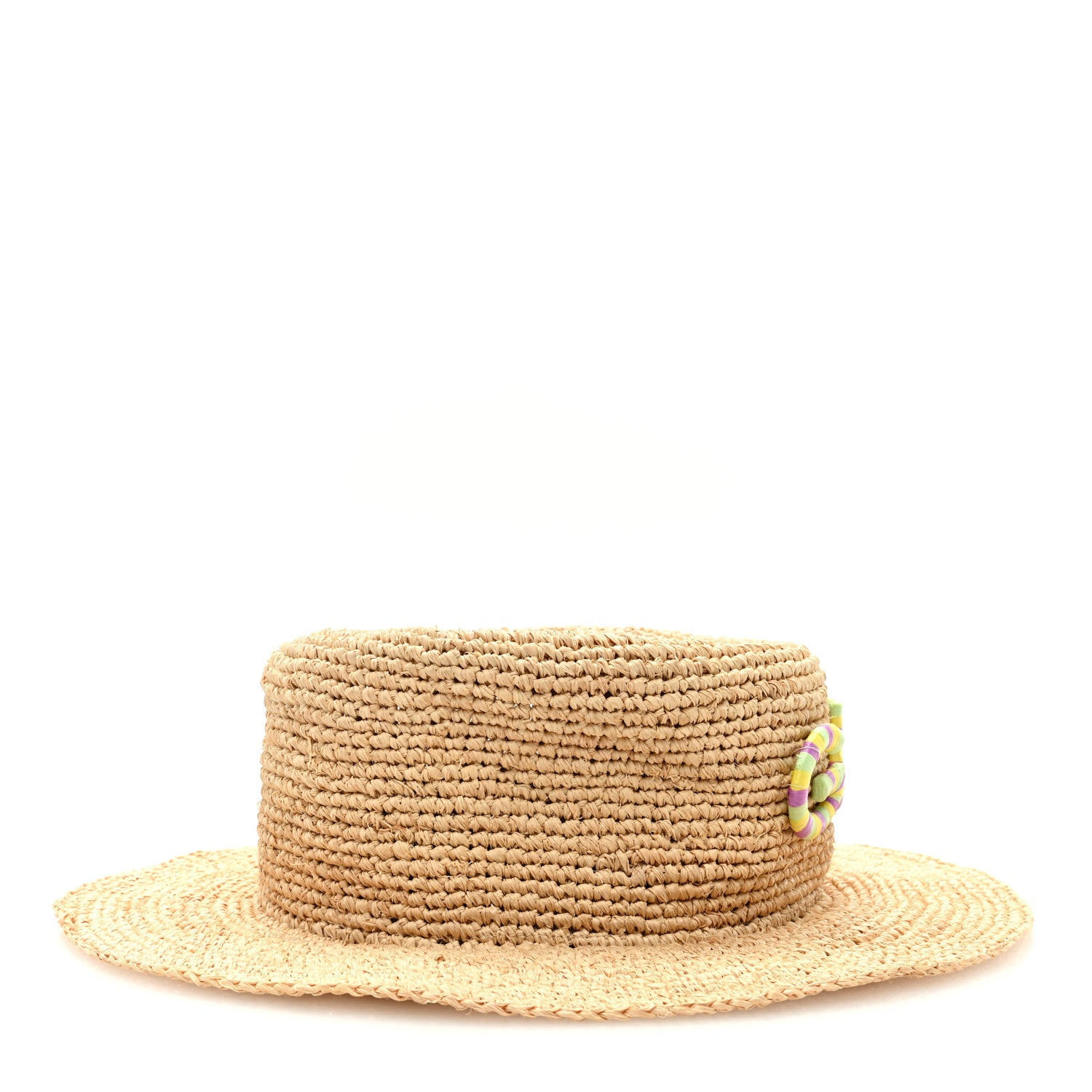 Gucci Straw Gucci Patch Hat XS 5 of 7