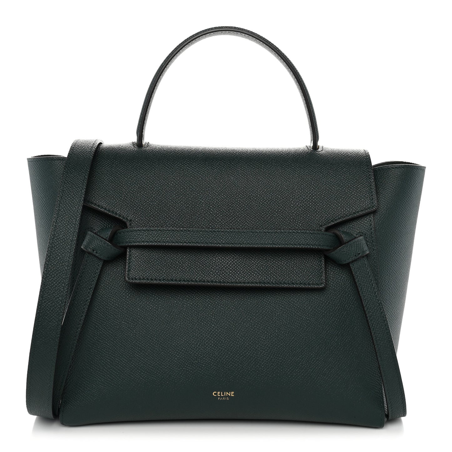 Grained Calfskin Micro Belt Bag Amazone