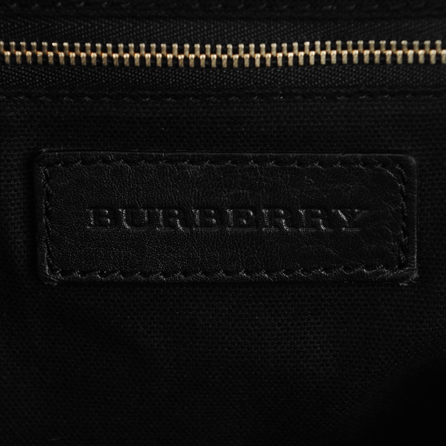 Burberry Calfskin House Check Big Crush Black 7 of 10