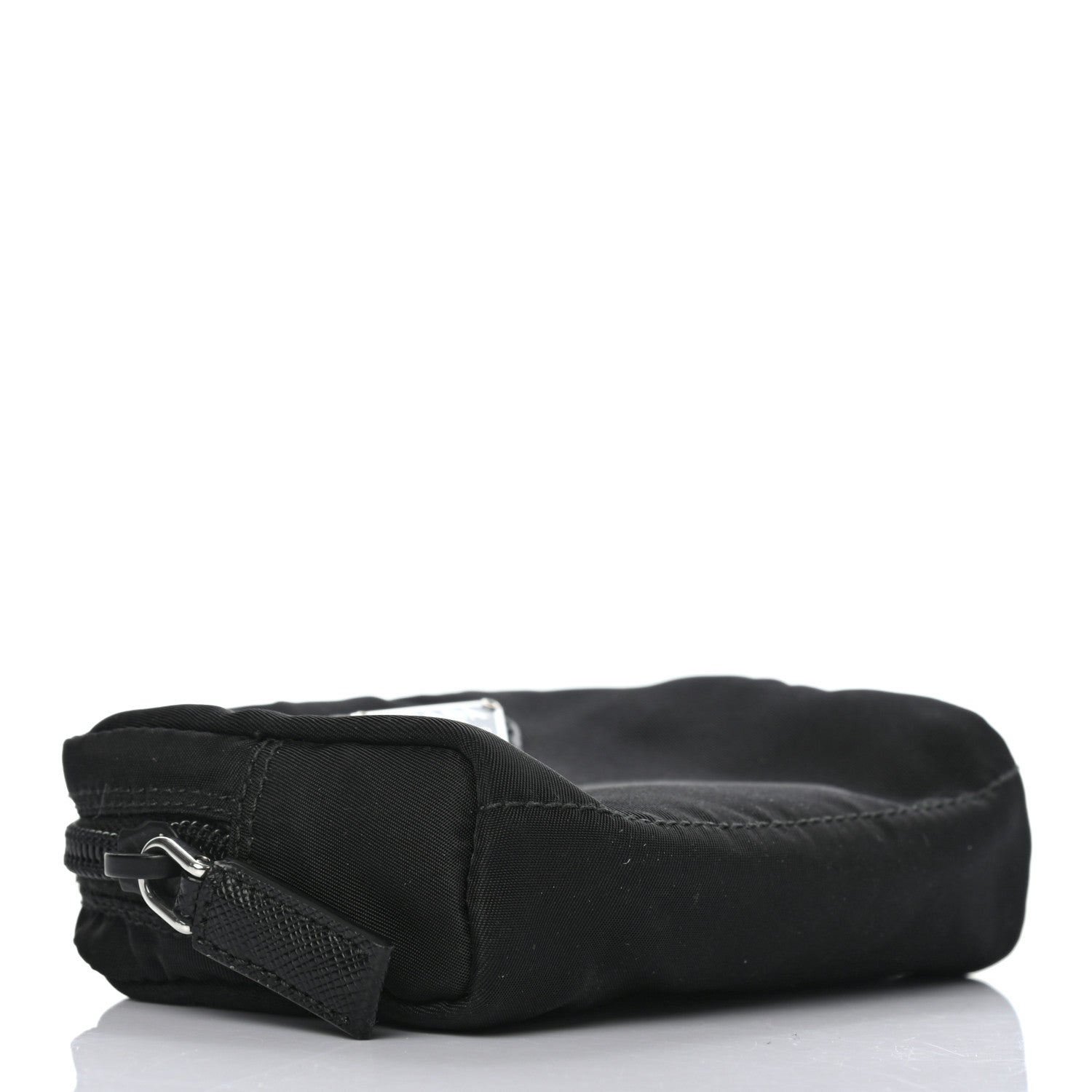 Prada Tessuto Nylon Saffiano Pouch Black 4 of 8