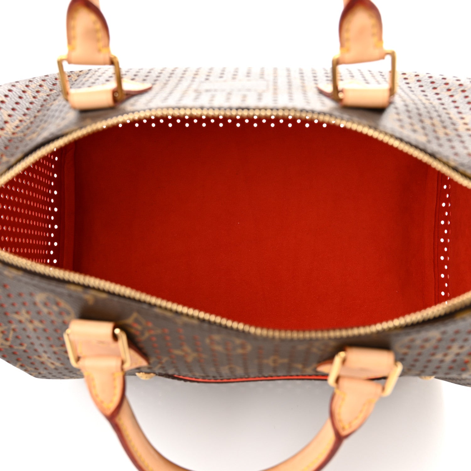 Louis Vuitton Monogram Perforated Speedy 30 Fuchsia 5 of 9