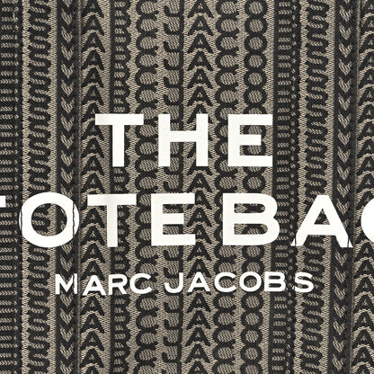Marc Jacobs Cotton Jacquard Monogram Medium The Traveler Tote Bag Beige Multicolor 7 of 9