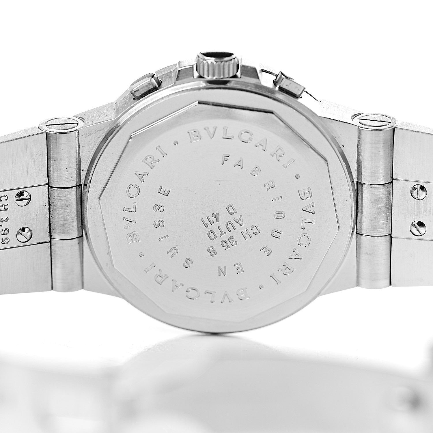 Bulgari Stainless Steel 35mm Diagono Chronograph Automatic Watch 5 of 10