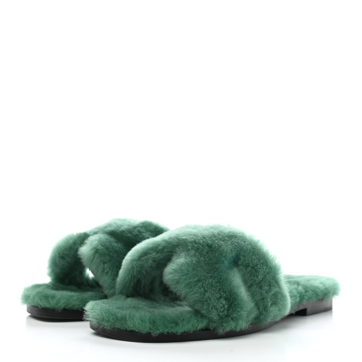 Woolskin Oran Sandals 36 Vert Anglais