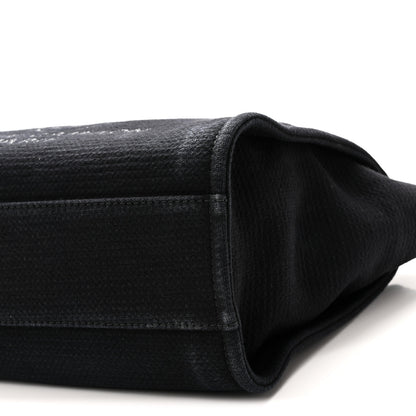 Chanel Mixed Fibers Small Deauville Tote Black 12 of 12