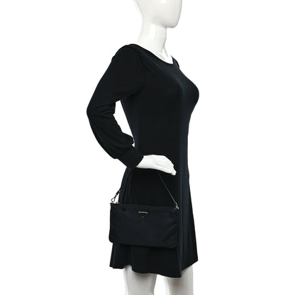 Prada Re-Nylon Vela Pouch Black 2 of 9