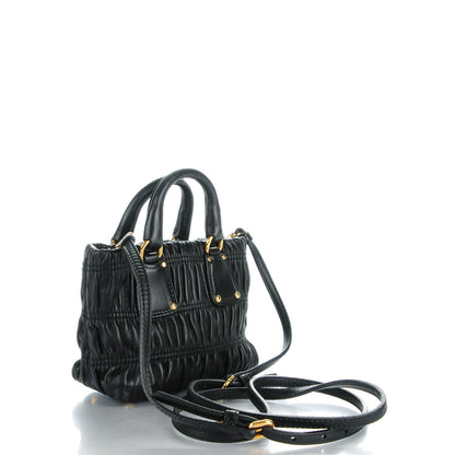 Prada Nappa Gaufre Mini Crossbody Nero Black 3 of 8