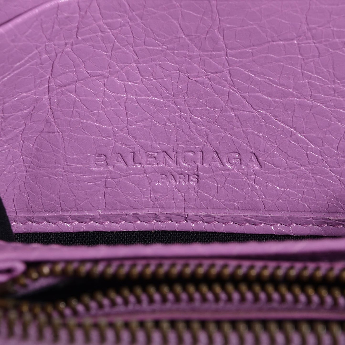 Agneau Classic Hardware Continental Zip Around Wallet Rose Berlingot