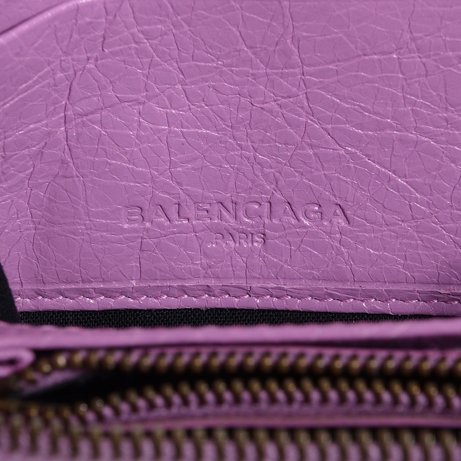 Balenciaga Agneau Classic Hardware Continental Zip Around Wallet Rose Berlingot 7 of 11