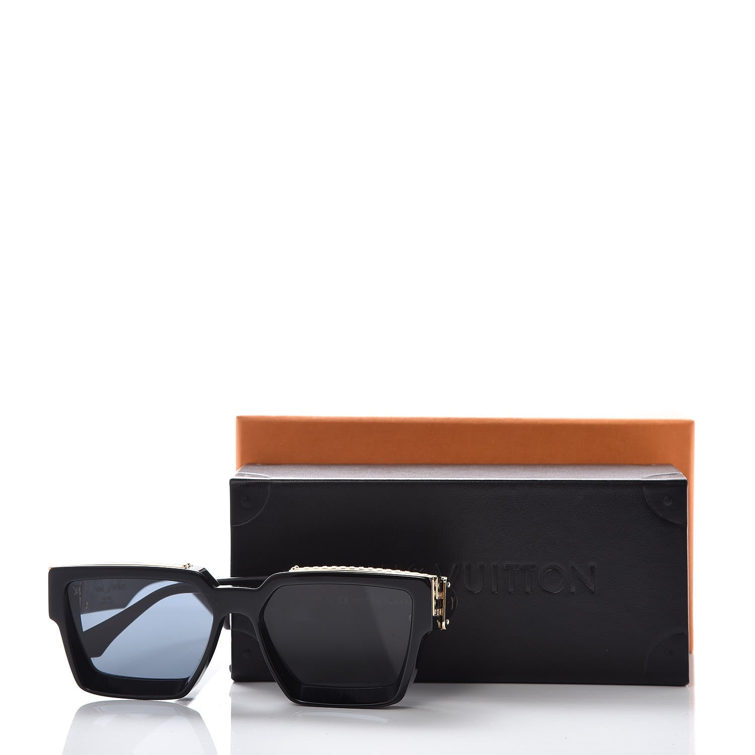 Louis Vuitton Acetate 1.1 Millionaires Sunglasses Z1165W Black 7 of 7