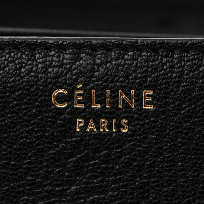 Celine Goatskin Medium Classic Box Flap Bag Black 6 of 10