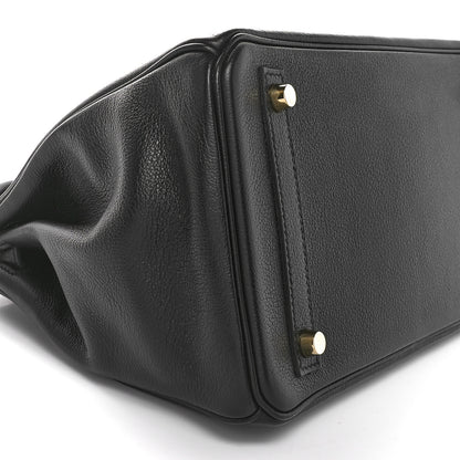 Hermes Taurillon Novillo Birkin 30 Black 9 of 11