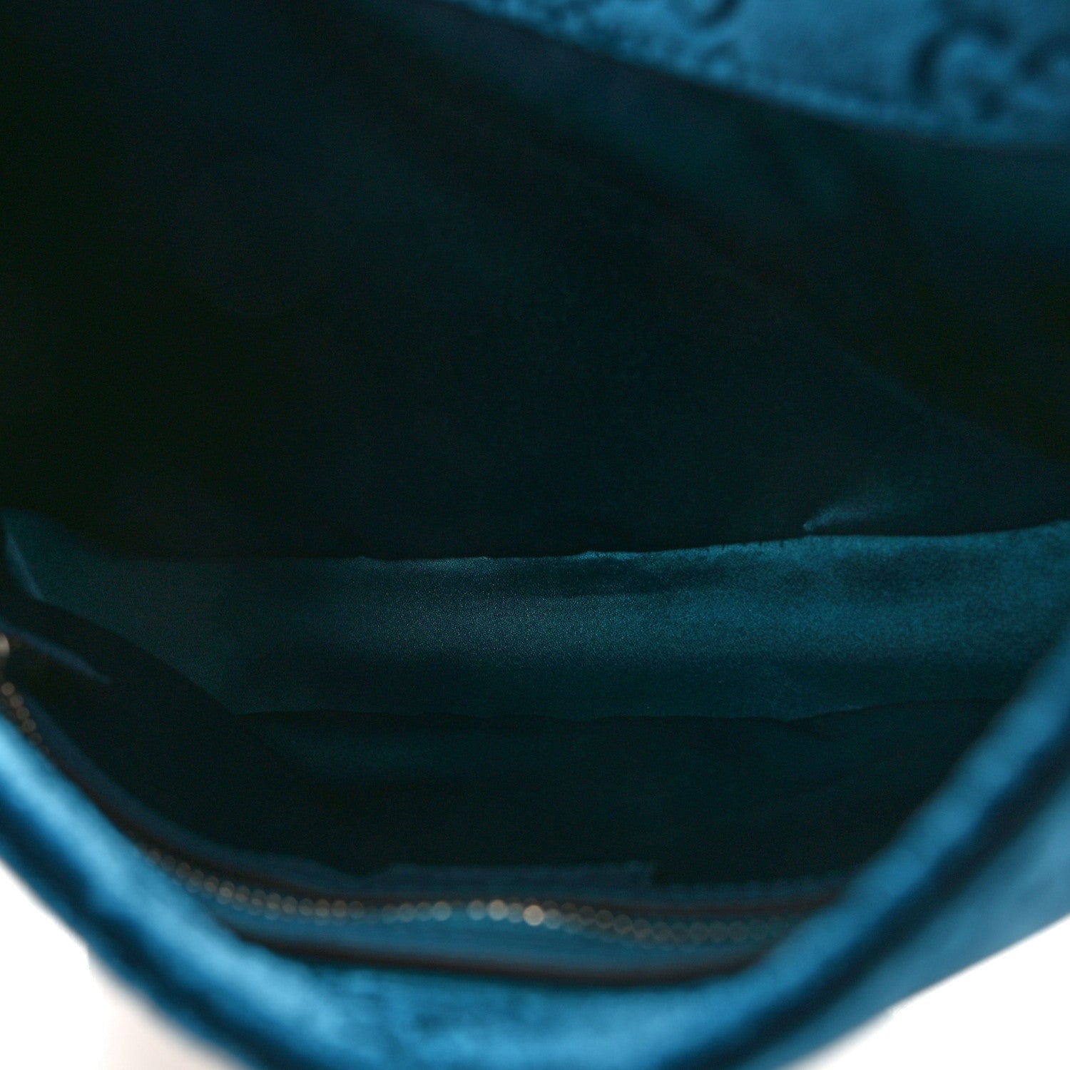 Gucci New Velvet Ashmir GG Monogram Small Jackie 1961 Hobo Velvet Peacock 5 of 8