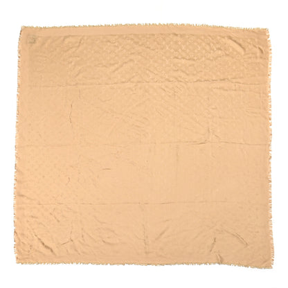 Louis Vuitton Silk Wool Monogram Shawl Dune 1 of 5