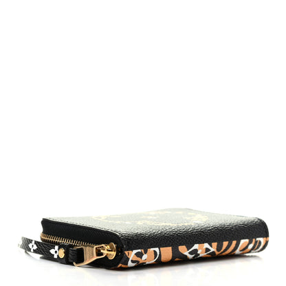 Louis Vuitton Monogram Giant Jungle Zippy Coin Purse Black 3 of 7