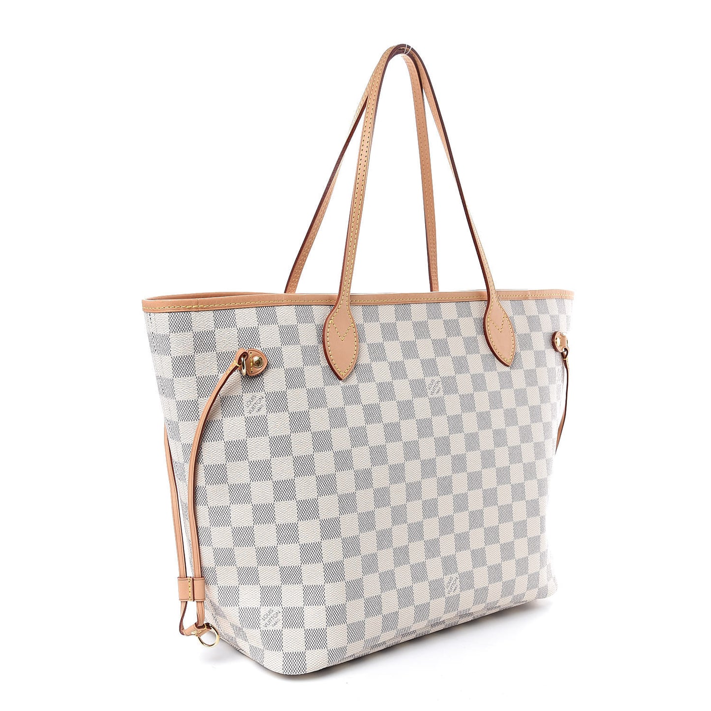 Damier Azur Neo Neverfull MM Rose Ballerine
