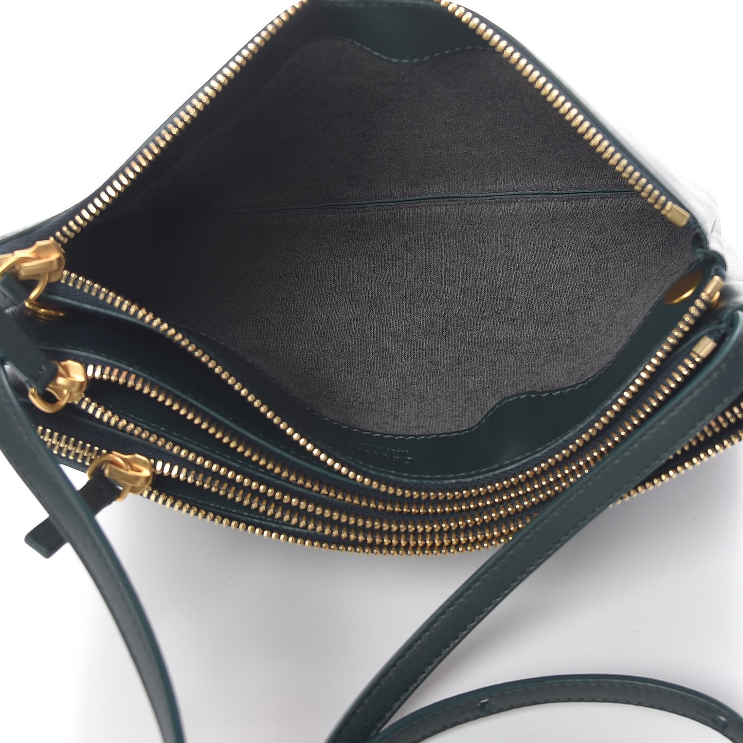 Lambskin Large Trio Crossbody Bag Amazone