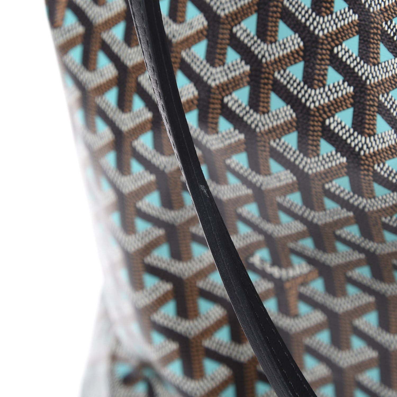 Goyard Goyardine Saint Louis Claire Voie GM Black Blue 12 of 12