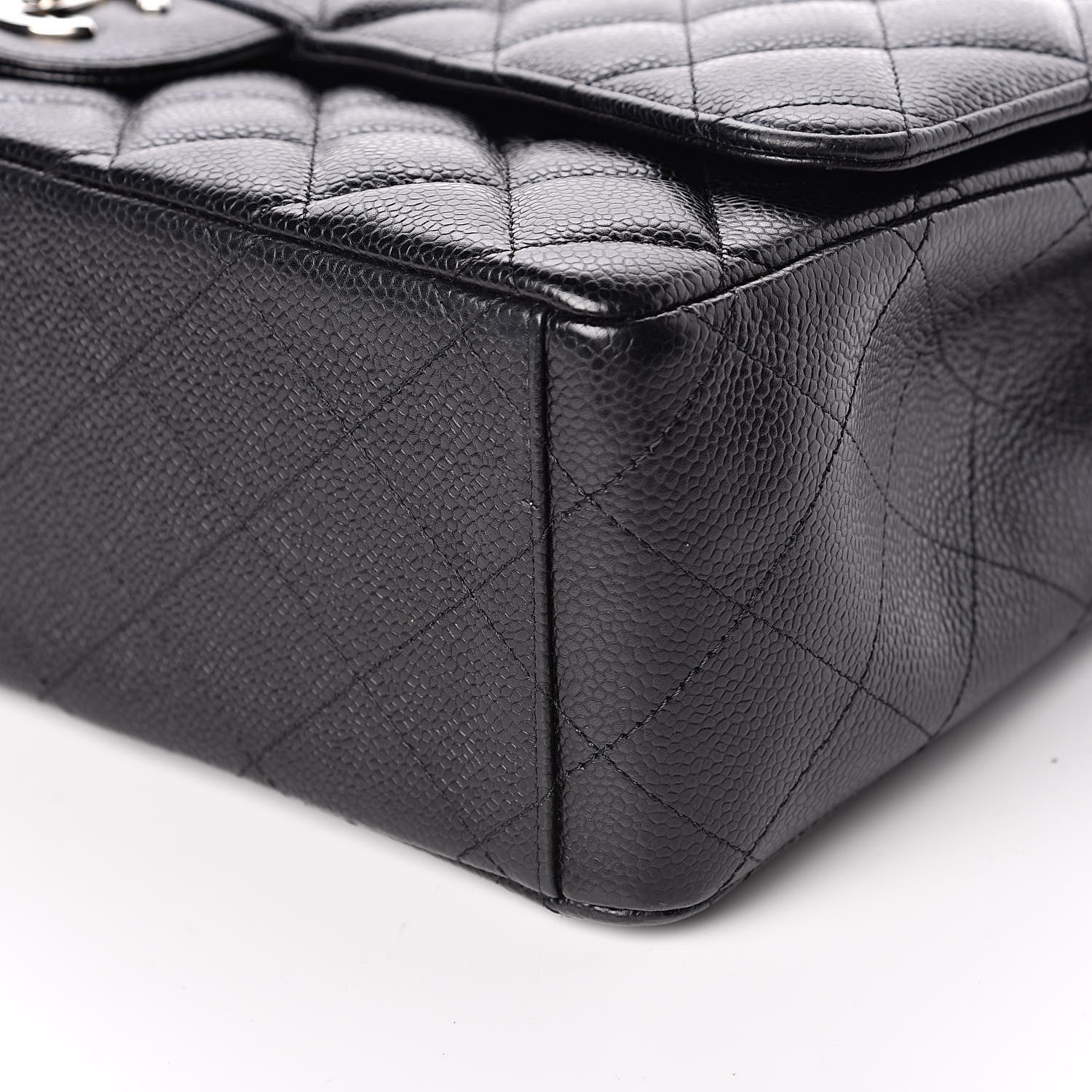Chanel Caviar Quilted Maxi Double Flap Black 10 of 12