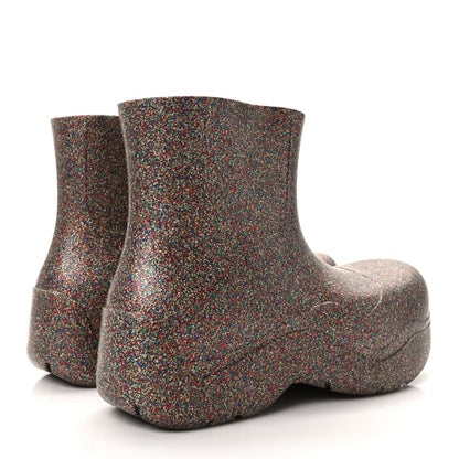 Bottega Veneta Sparkle Rubber Puddle Ankle Boots 41 Multicolor 4 of 7