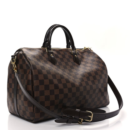 Louis Vuitton Damier Ebene Speedy Bandouliere 35 3 of 10