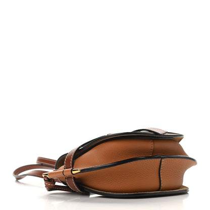 Loewe Grained Calfskin Mini Gate Crossbody Bag Caramel Pecan 4 of 10