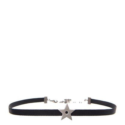 Christian Dior Ribbon Star Choker Black 1 of 3