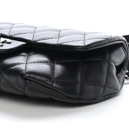 Chanel Calfskin Quilted CC Uniform Flap Belt Bag Black 10 of 10