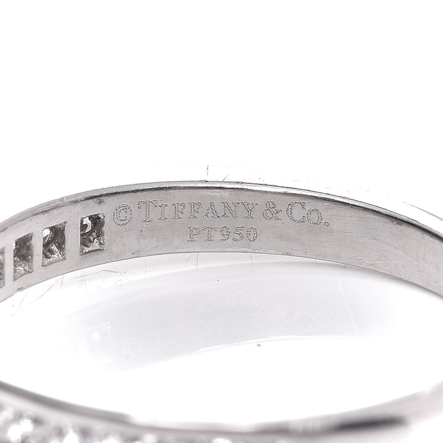 18K Platinum Diamond .31ct Engagement Ring 52 6