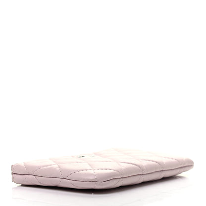 Chanel Lambskin Quilted Small Cosmetic Case Pink 4 of 8