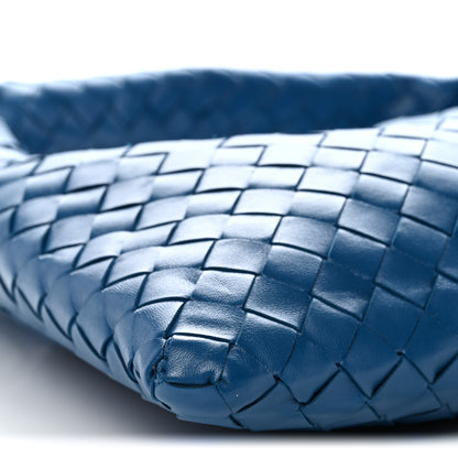 Bottega Veneta Calfskin Intrecciato Small Hop Deep Pacific 9 of 10