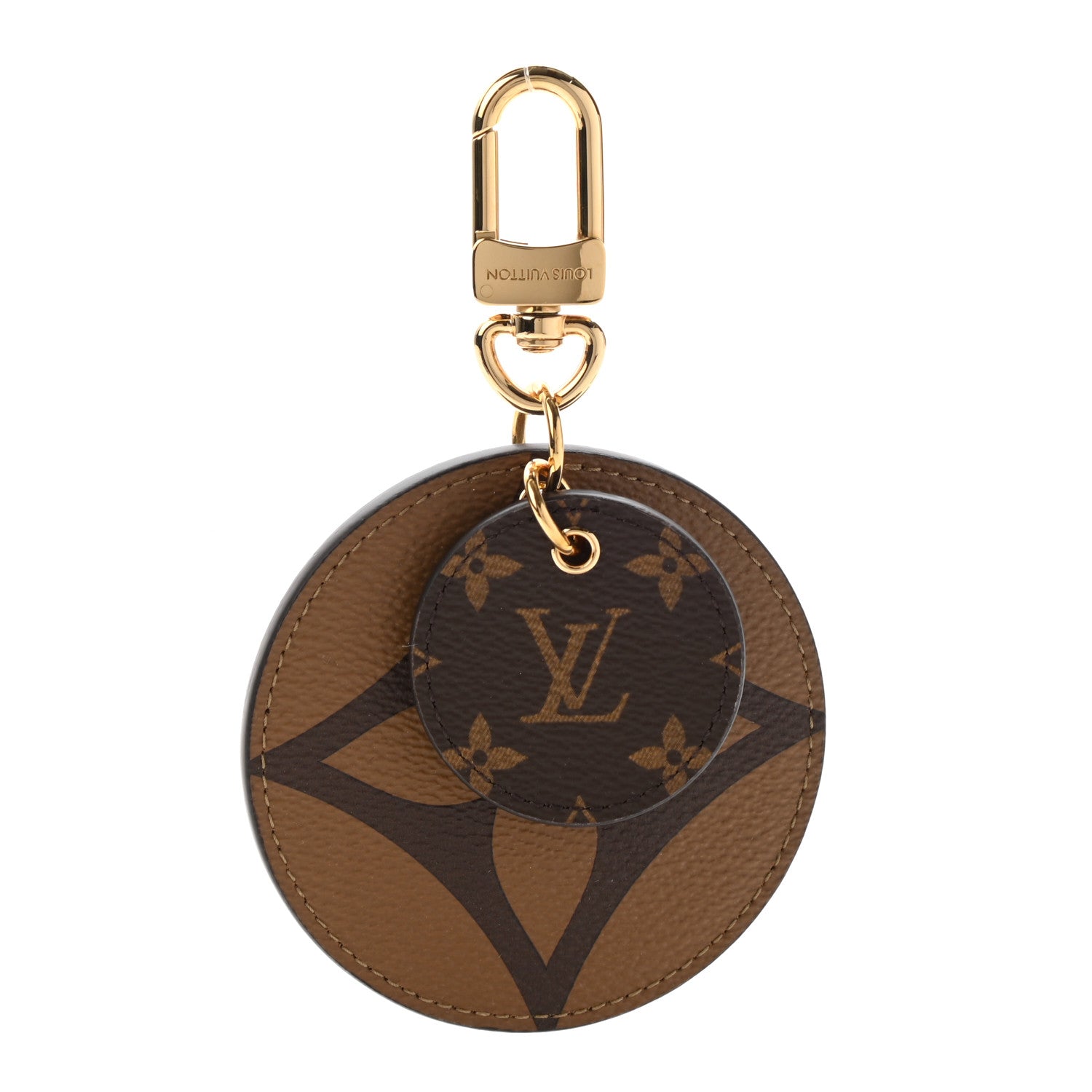 Louis Vuitton Monogram Reverse Key Holder Bag Charm 1 of 5