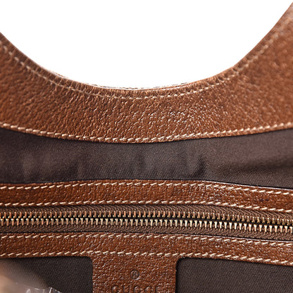 Gucci Monogram Calfskin Large Bardot Shoulder Bag Brown 13 of 20