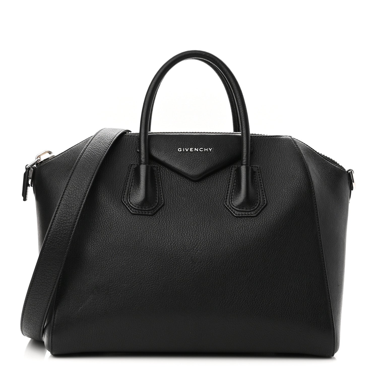 Givenchy Sugar Goatskin Medium Antigona Black 1 of 12