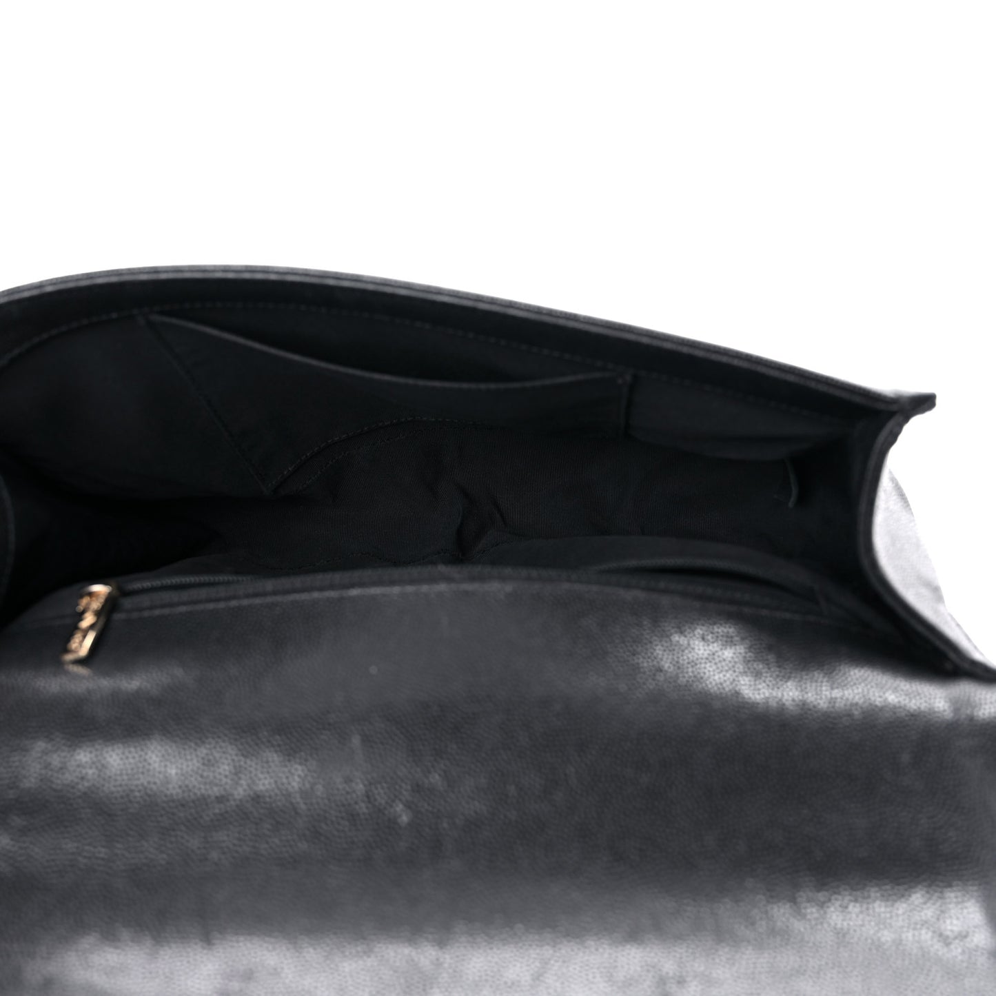 Caviar Quilted New Medium Boy Flap Black