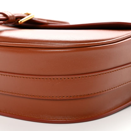 Christian Dior Box Calfskin Medium Bobby Flap Dark Tan 9 of 12