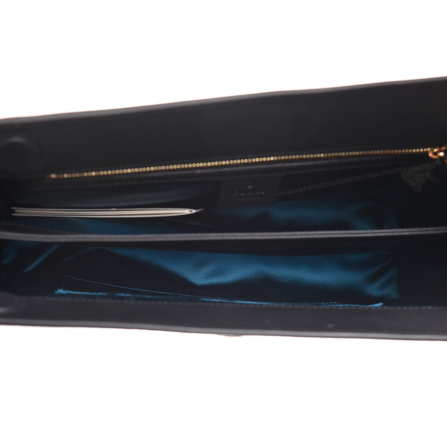 Gucci Suede Patent Web Dragon Embroidered Medium Ophidia Chain Shoulder Bag Blue Multicolor Black 5 of 14