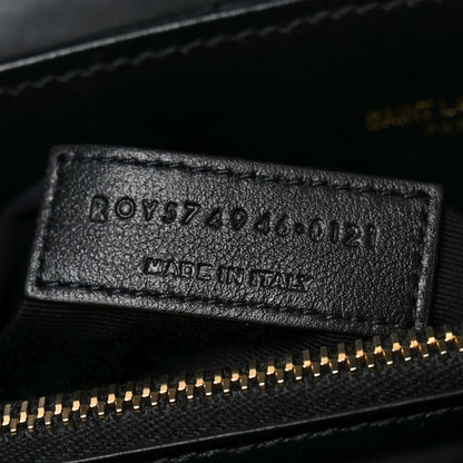 Saint Laurent Calfskin Y Quilted Monogram Medium Loulou Chain Satchel Black 6 of 10