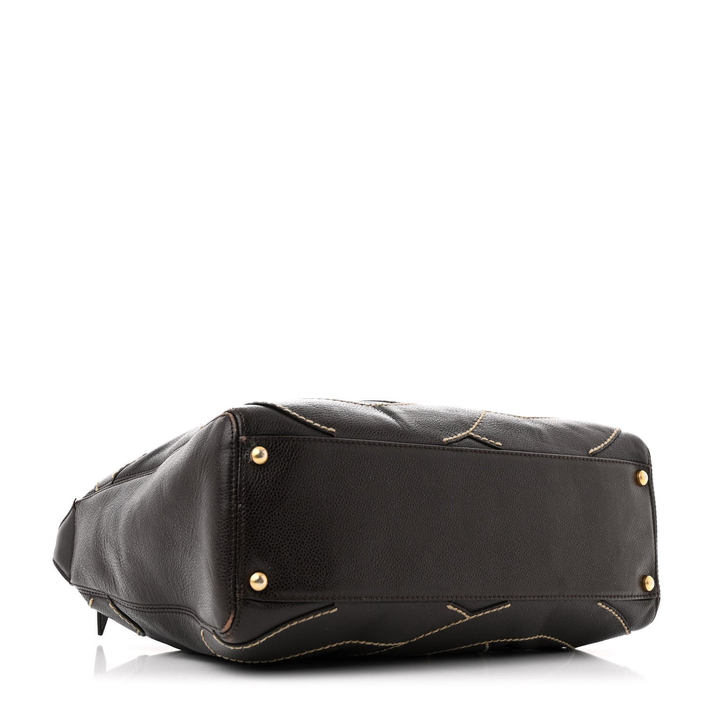 Caviar CC Stitched Medium Hobo Brown