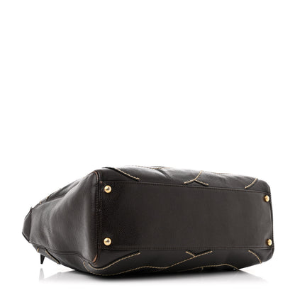 Chanel Caviar CC Stitched Hobo Brown 4 of 16