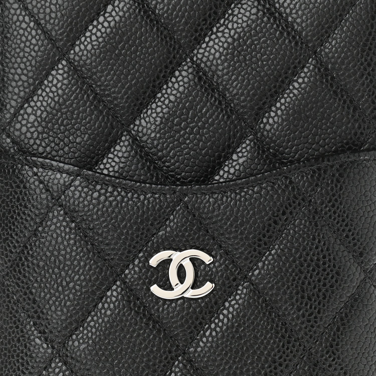 Chanel Caviar Quilted Classic iPhone Pouch Black 9 of 10