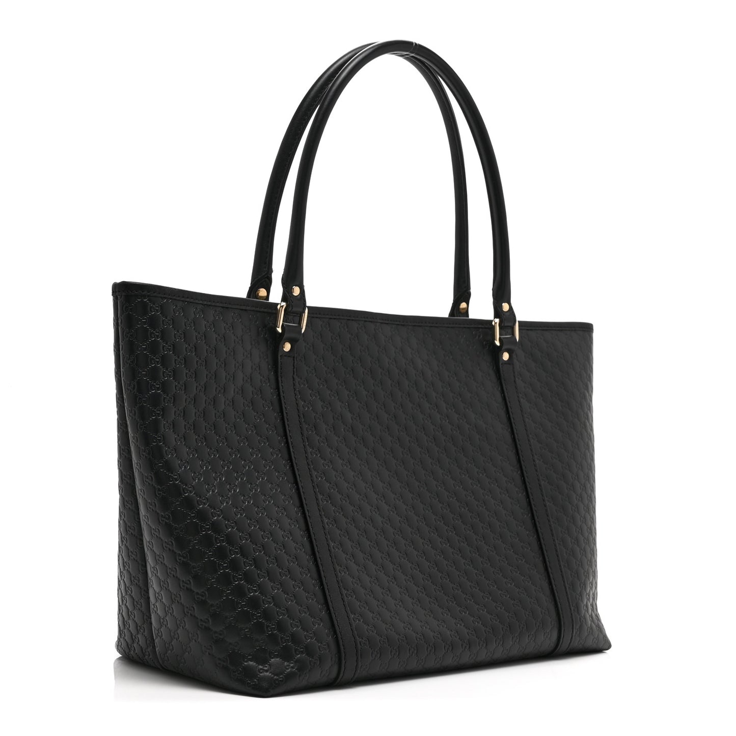 Microguccissima Medium Joy Tote Black