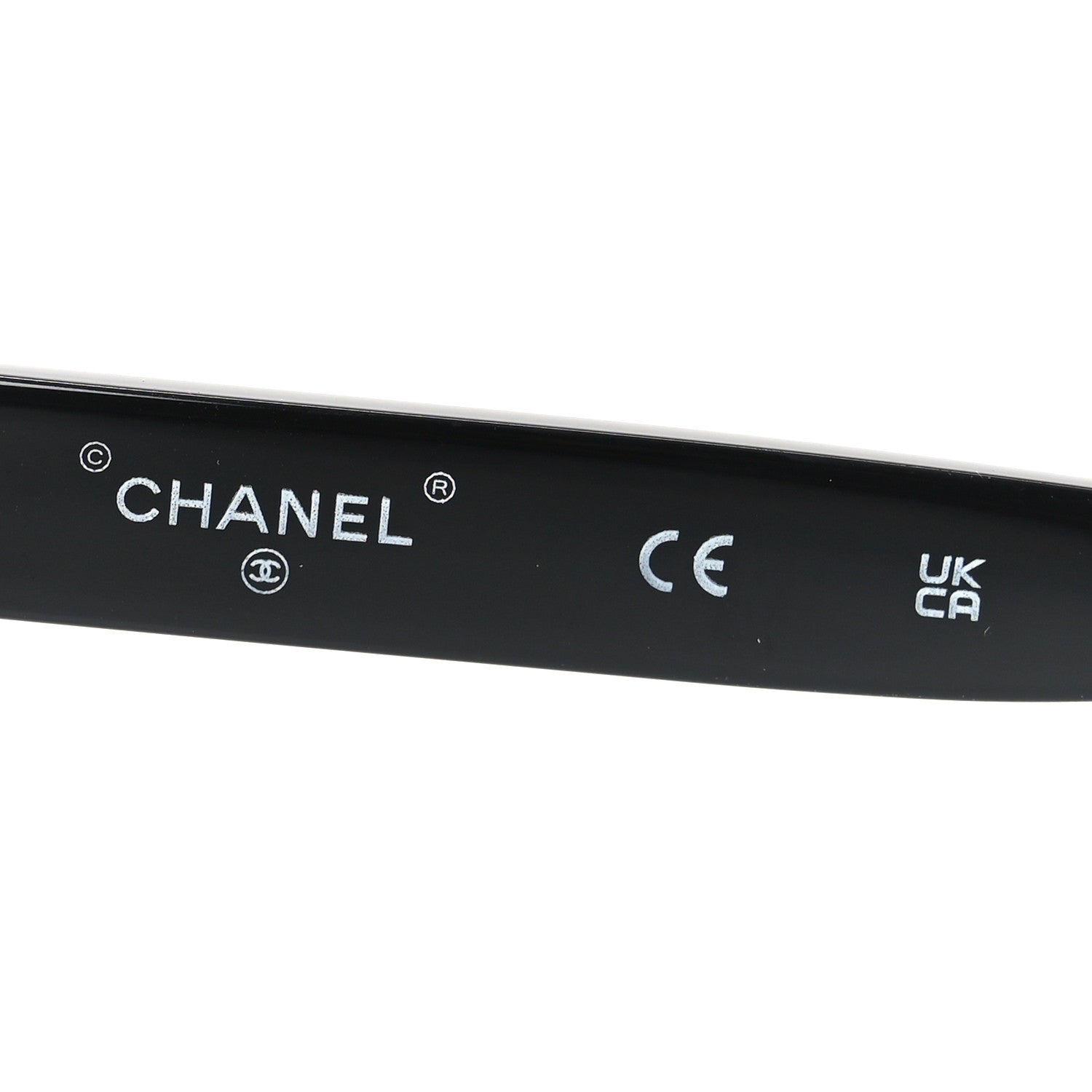 Chanel Acetate Shield 71540 Sunglasses Black 5 of 6