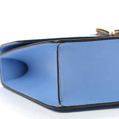Gucci Calfskin Small Sylvie Shoulder Bag Clear Sky Blue 9 of 10