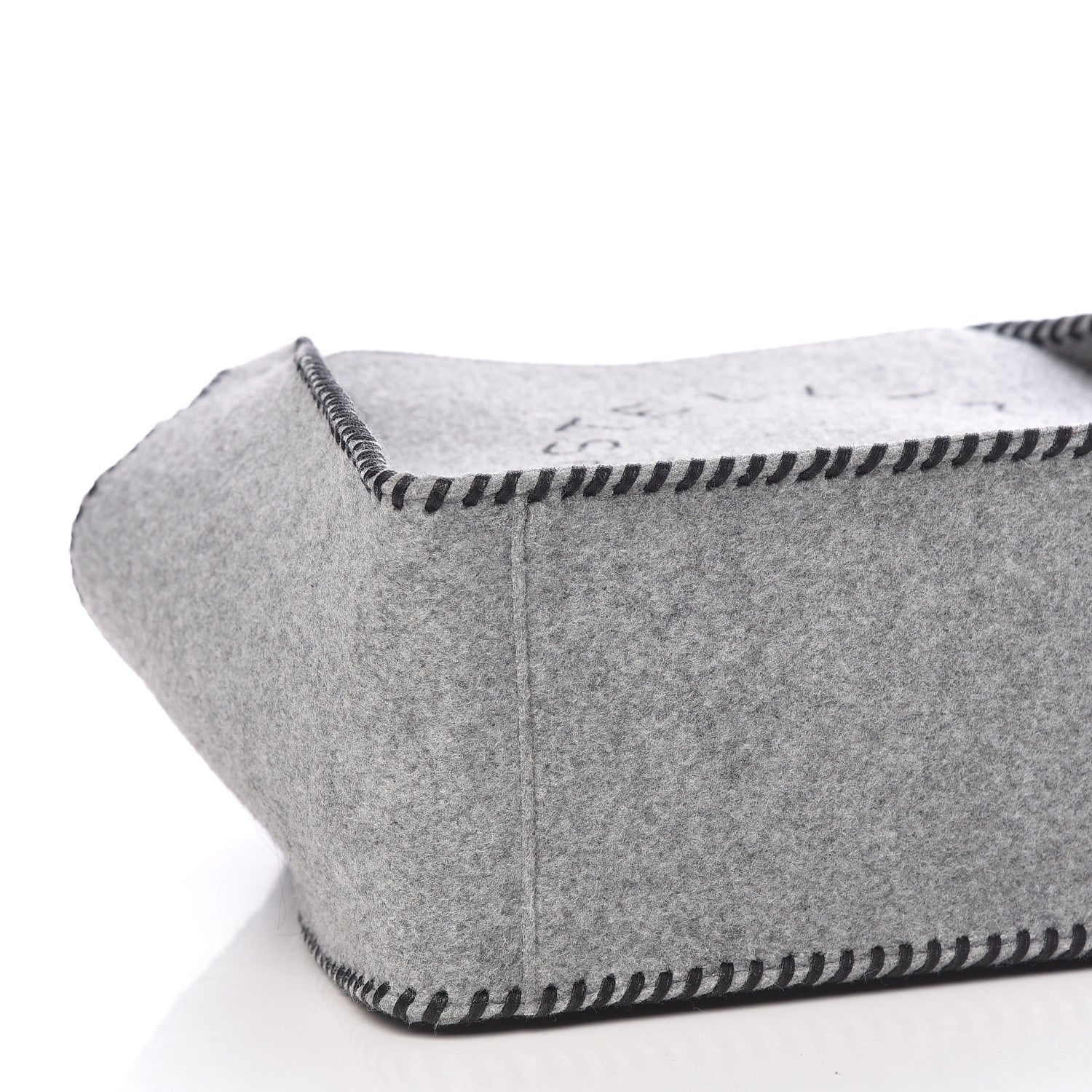 Stella McCartney Eco Felt East West Tote Smoke Slate 6 of 12