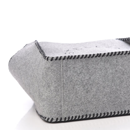 Stella McCartney Eco Felt East West Tote Smoke Slate 6 of 12