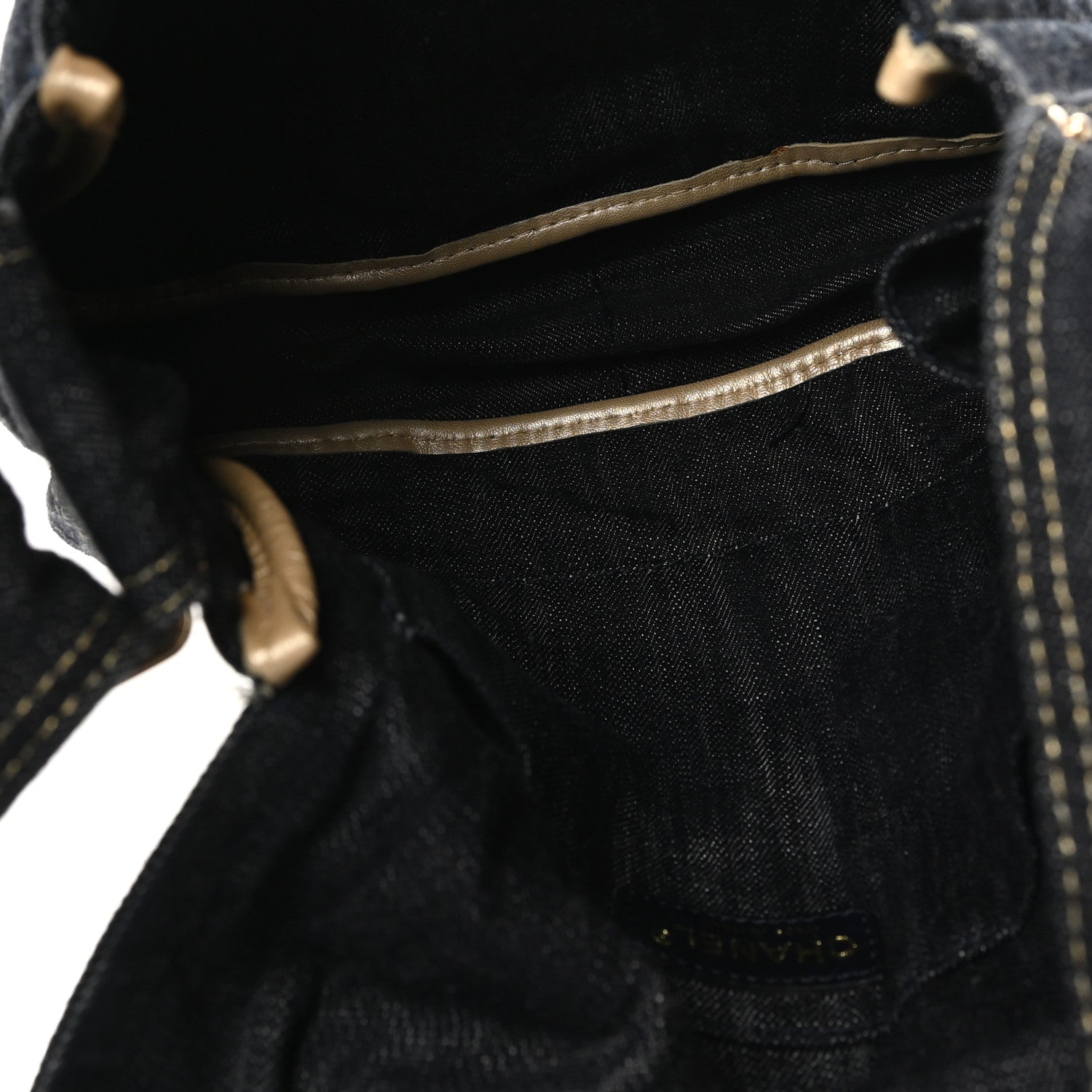 Chanel Denim CC Messenger Bag Blue 5 of 10