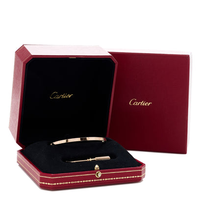 Cartier 18K Pink Gold Small LOVE Bracelet 19 5 of 5