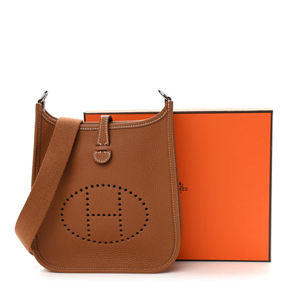 Hermes Taurillon Clemence Evelyne TPM Gold 11 of 11