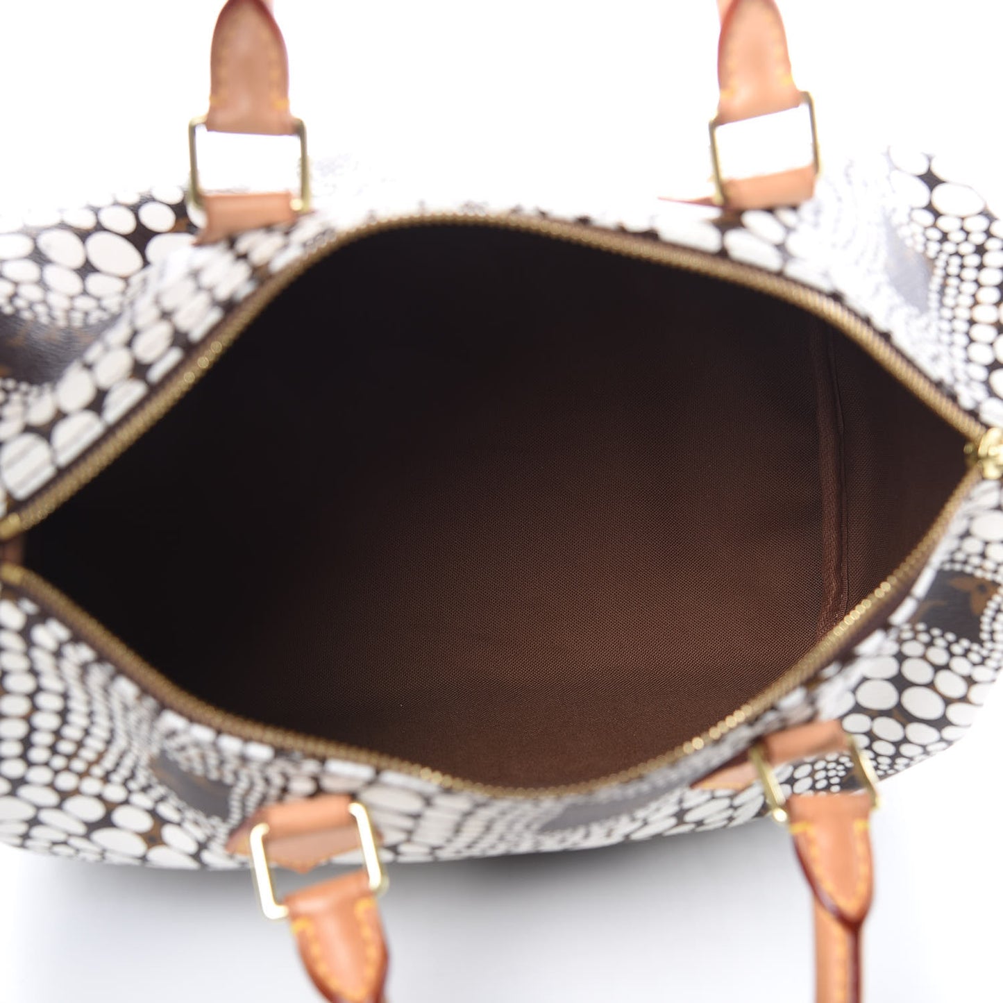 Monogram Kusama Town Speedy 30 White